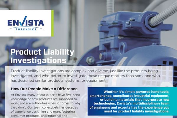 Product Liability Investigations